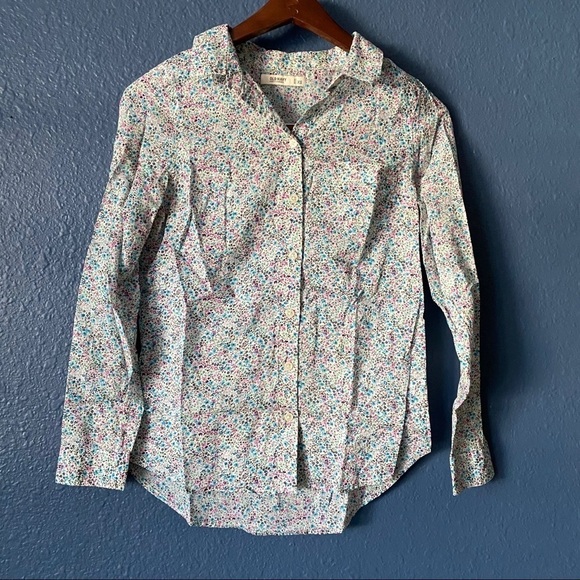 Old Navy Floral Lightweight Button Up Shirt Women’s Size XS - Picture 1 of 6